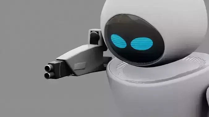 EVE  android rigged - animated 3D model