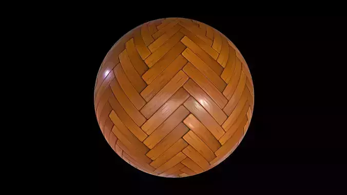 Wood Floor Stylized 2 Ground Seamless PBR Texture