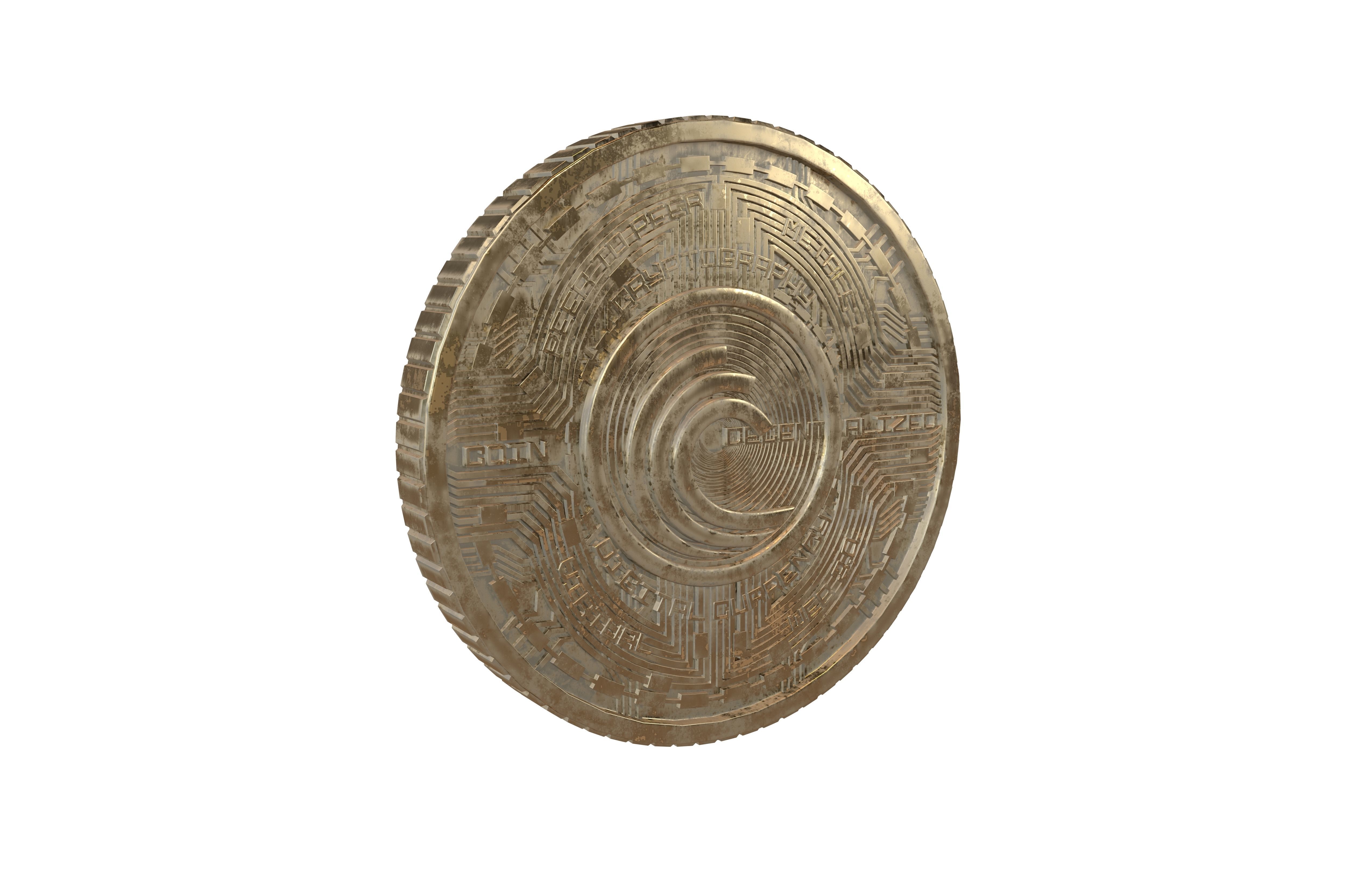 BitTorrent Coin v6 006 3D model_1