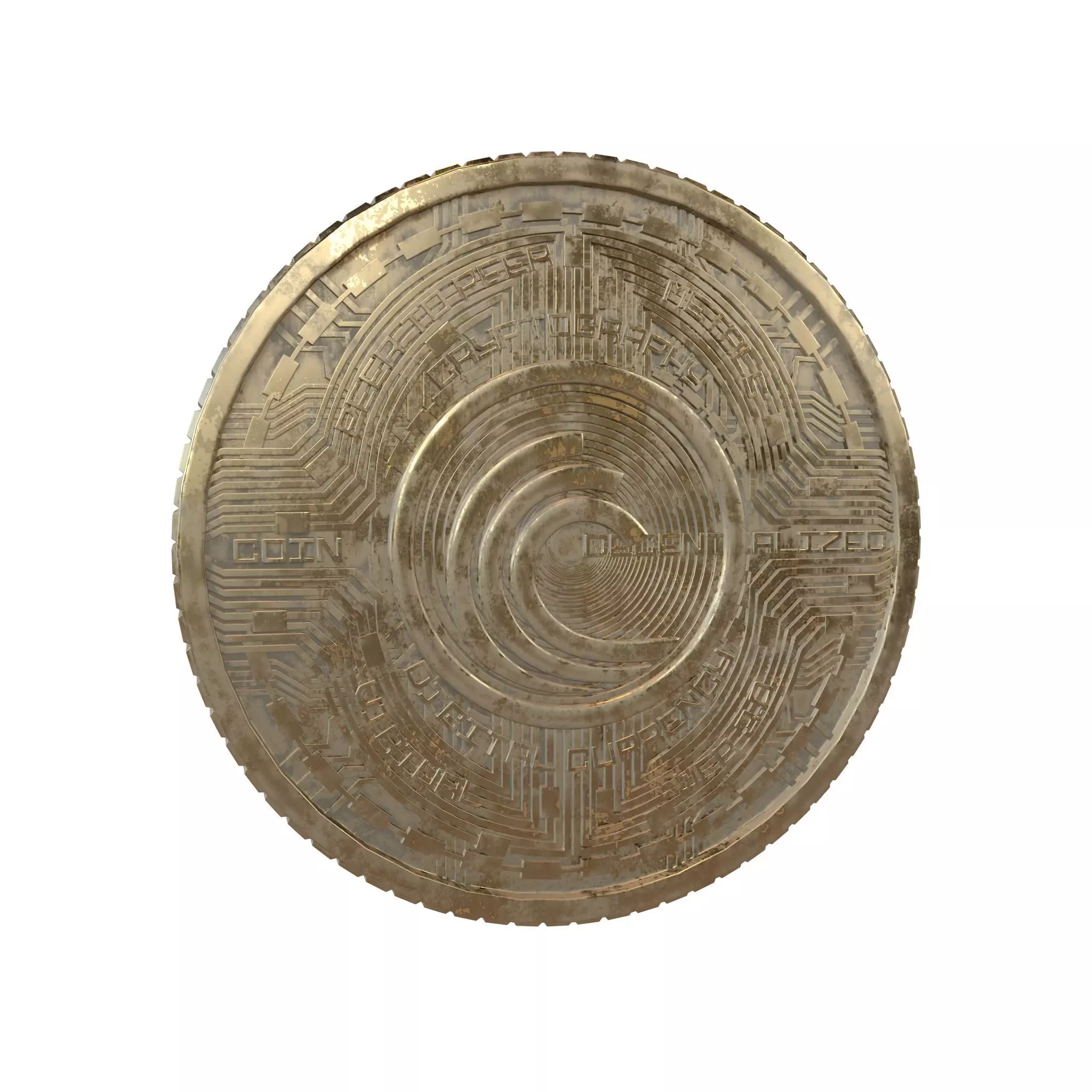 BitTorrent Coin v6 006 3D model_0
