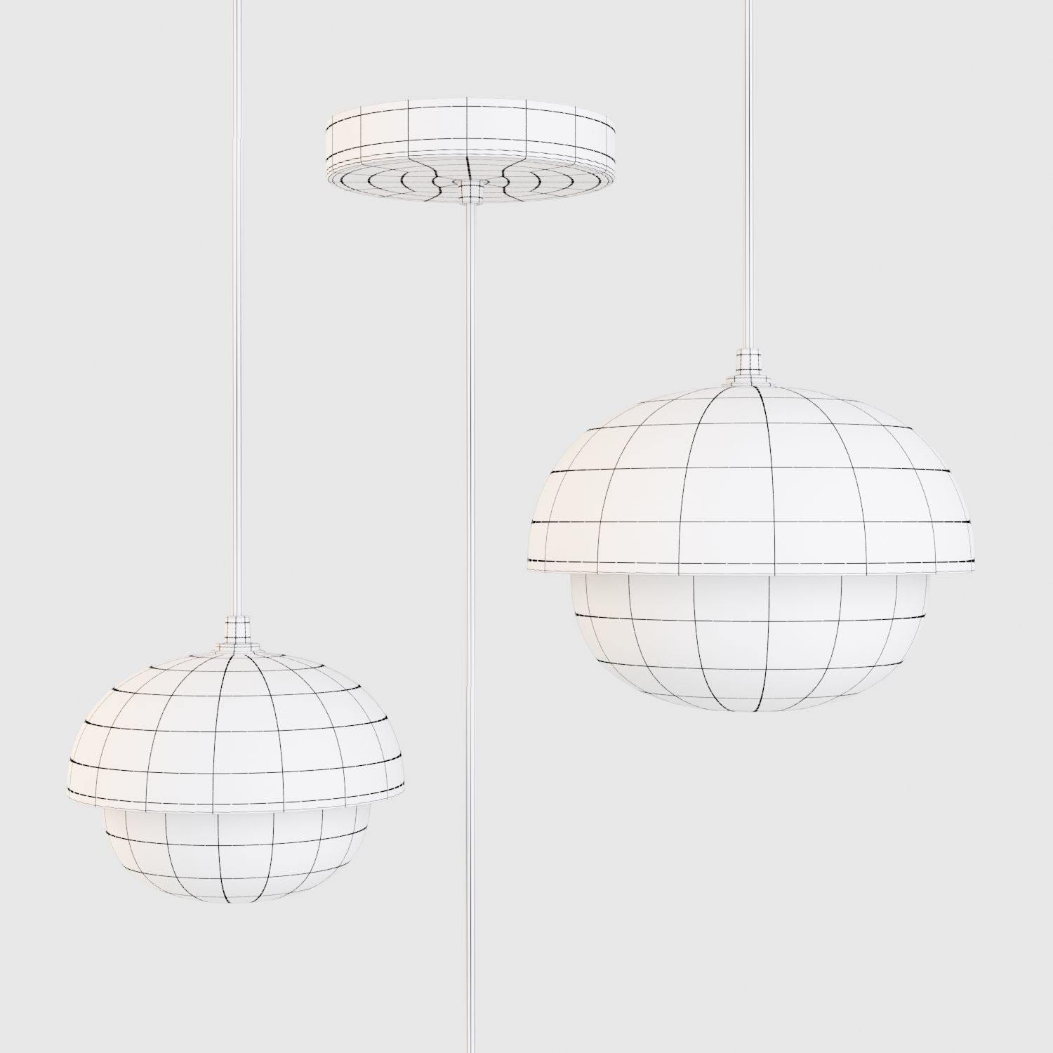 Tooy Muse 554-21-22 - Pendant Lamp 3D model_1