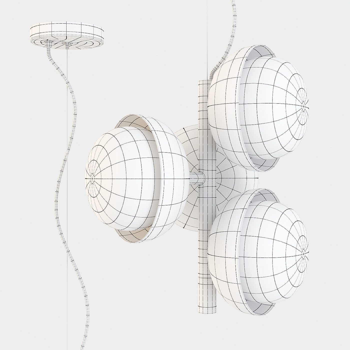 Tooy Muse 554-25 - Pendant Lamp 3D model_1