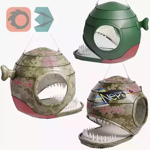 Swing chairarmy army pirania Ukrainian vyshyvanka