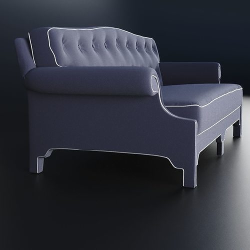Sofa Galimberty nino 3D model 4