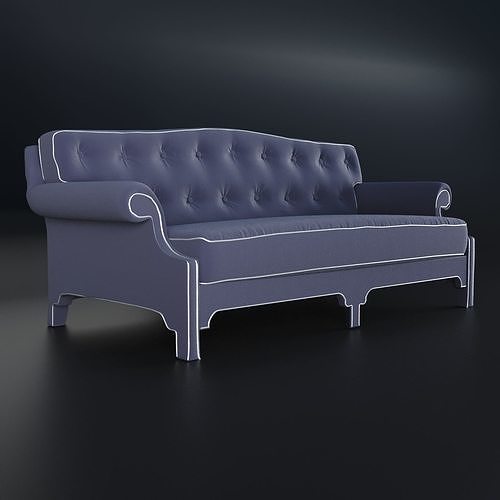 Sofa Galimberty nino 3D model 2