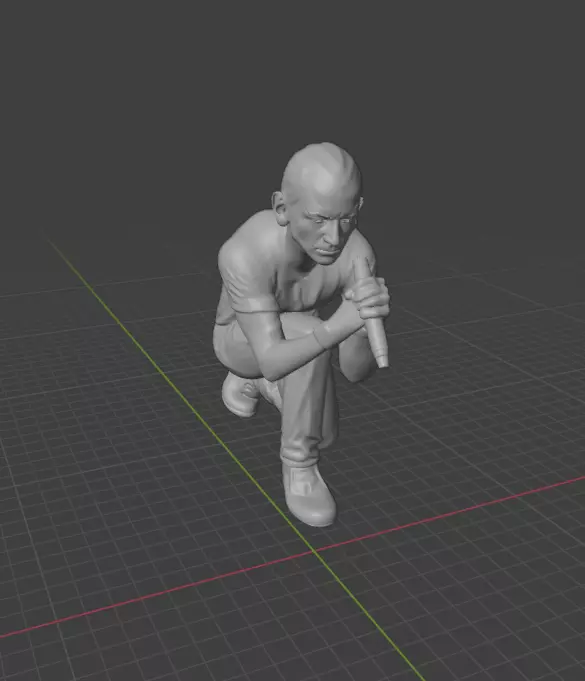 Chester Bennington 3D print model_23