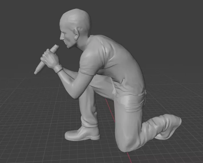 Chester Bennington 3D print model_26