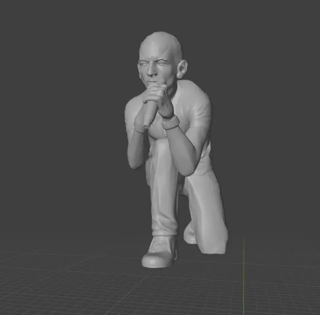 Chester Bennington 3D print model_4