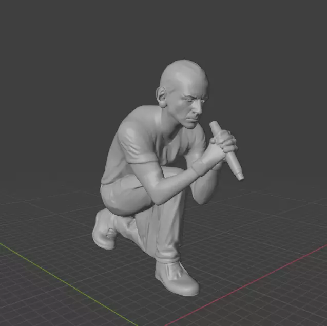 Chester Bennington 3D print model_22