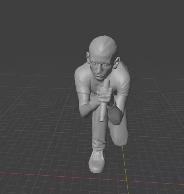 Chester Bennington 3D print model_5