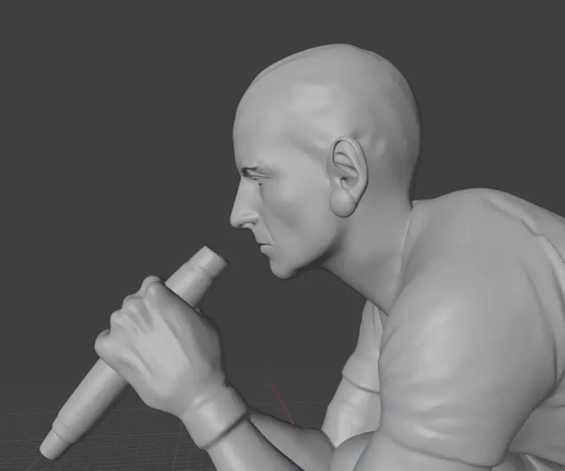 Chester Bennington 3D print model_13
