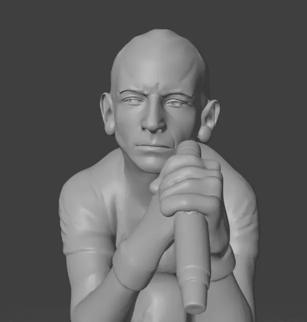 Chester Bennington 3D print model_10