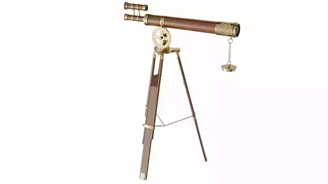 Telescope on tripod