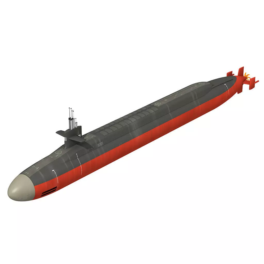 Ohio Class Submarine 3D model_0