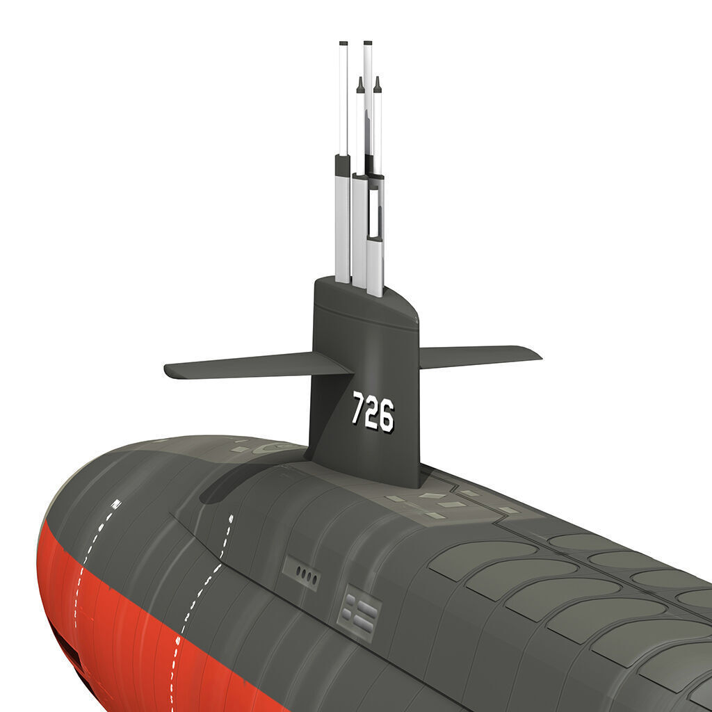 Ohio Class Submarine 3D model_7