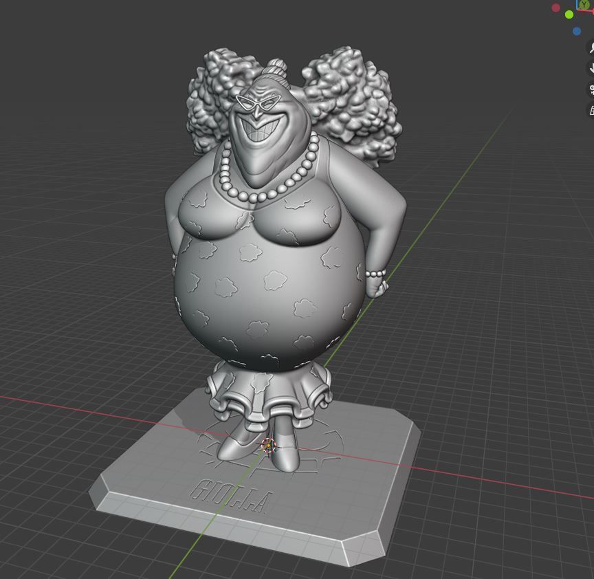 Fan Art - One Piece - Giolla - Donquixote Pirates 3D print model_1