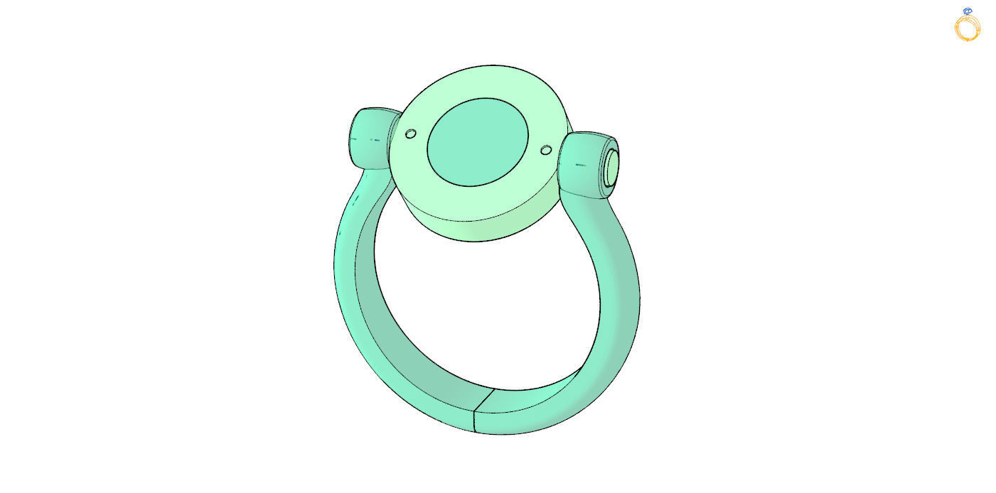 Rotatable Ring 3D print model_18
