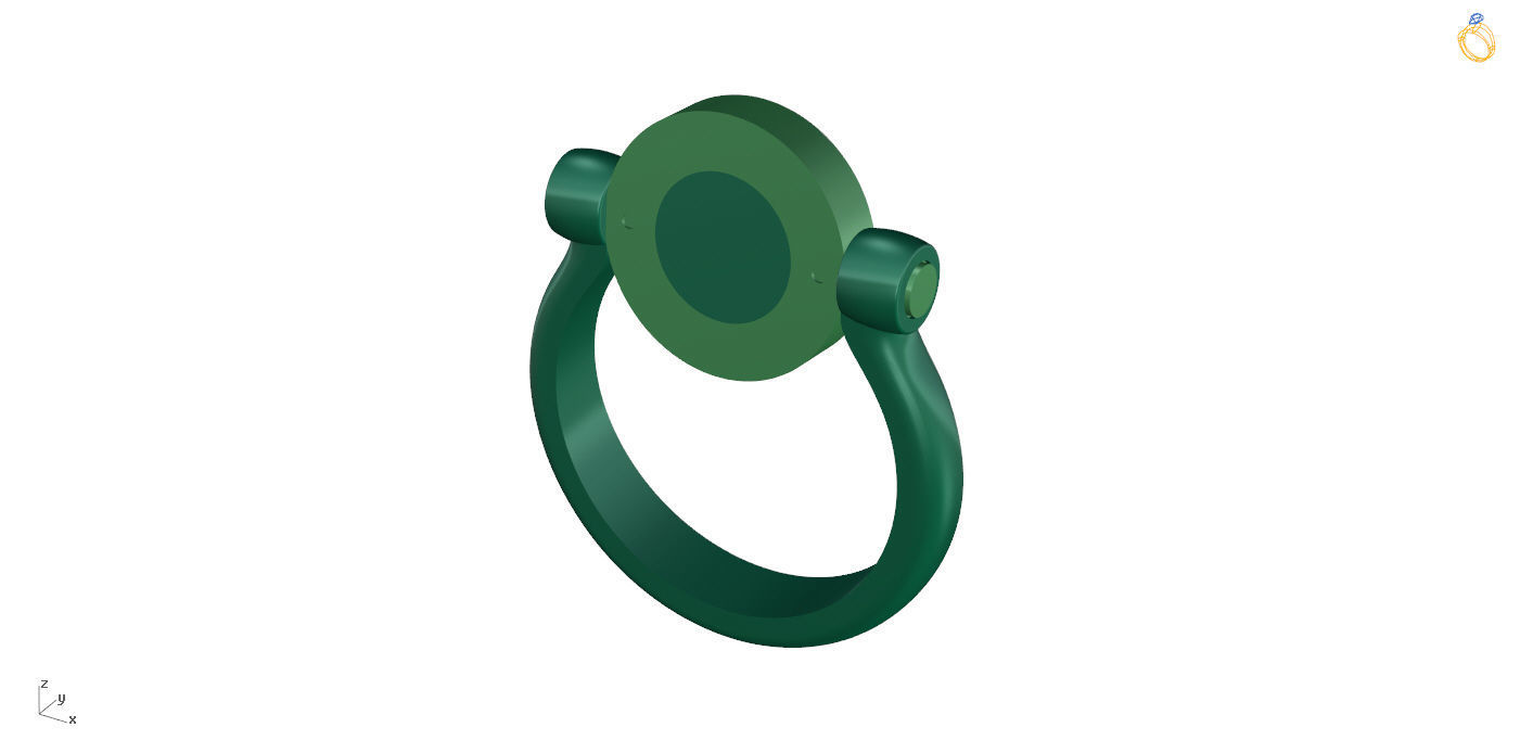 Rotatable Ring 3D print model_16