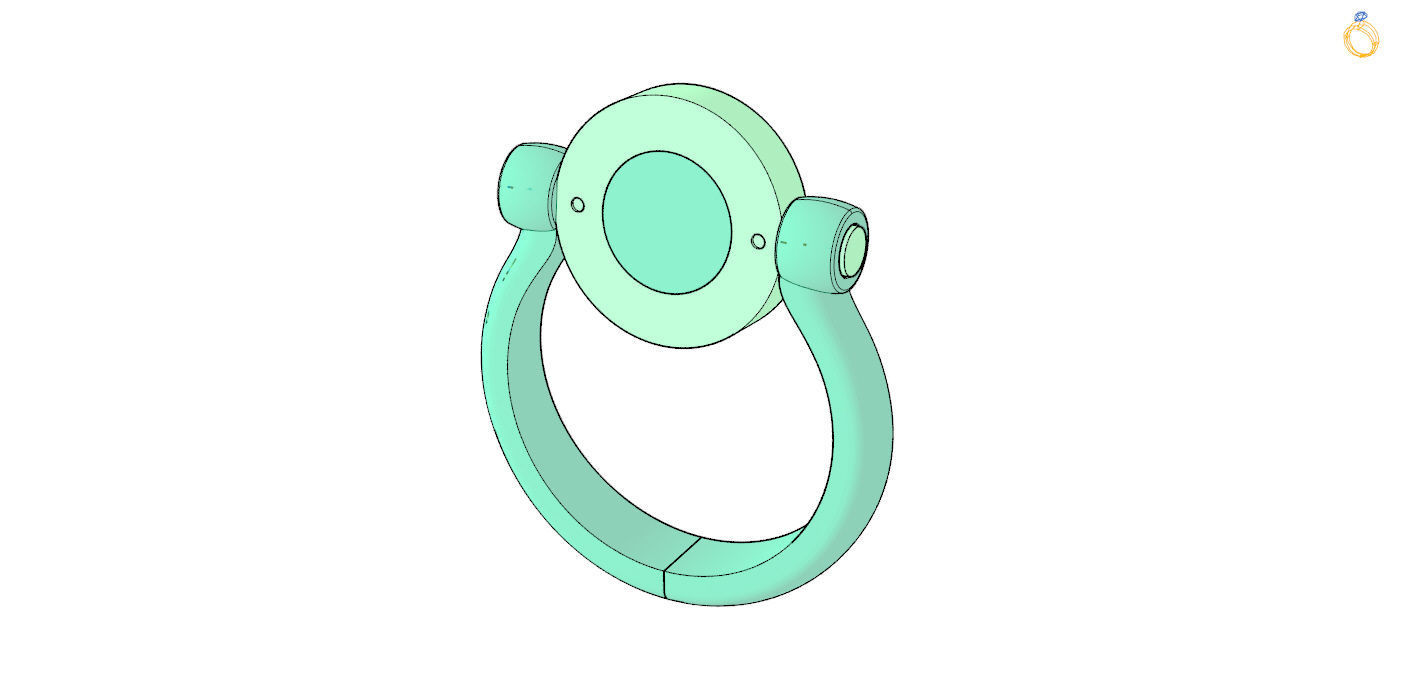 Rotatable Ring 3D print model_19
