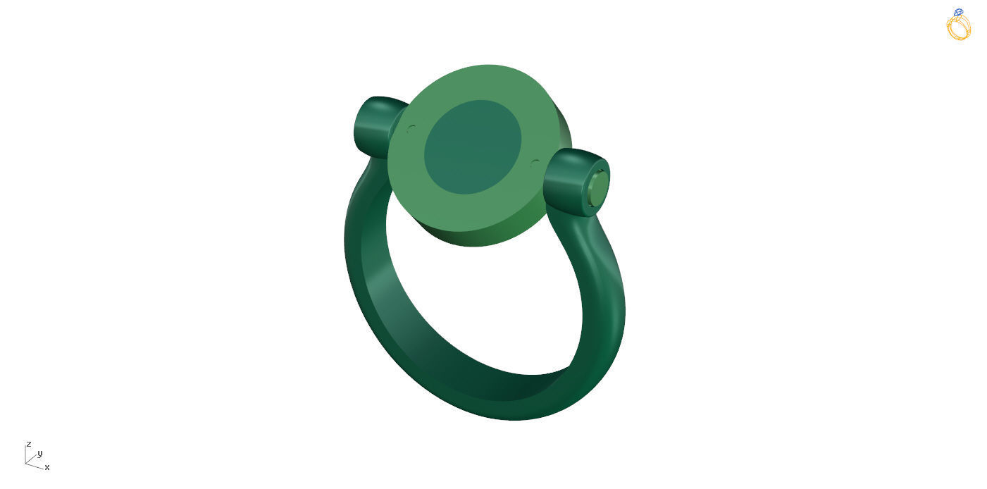 Rotatable Ring 3D print model_17