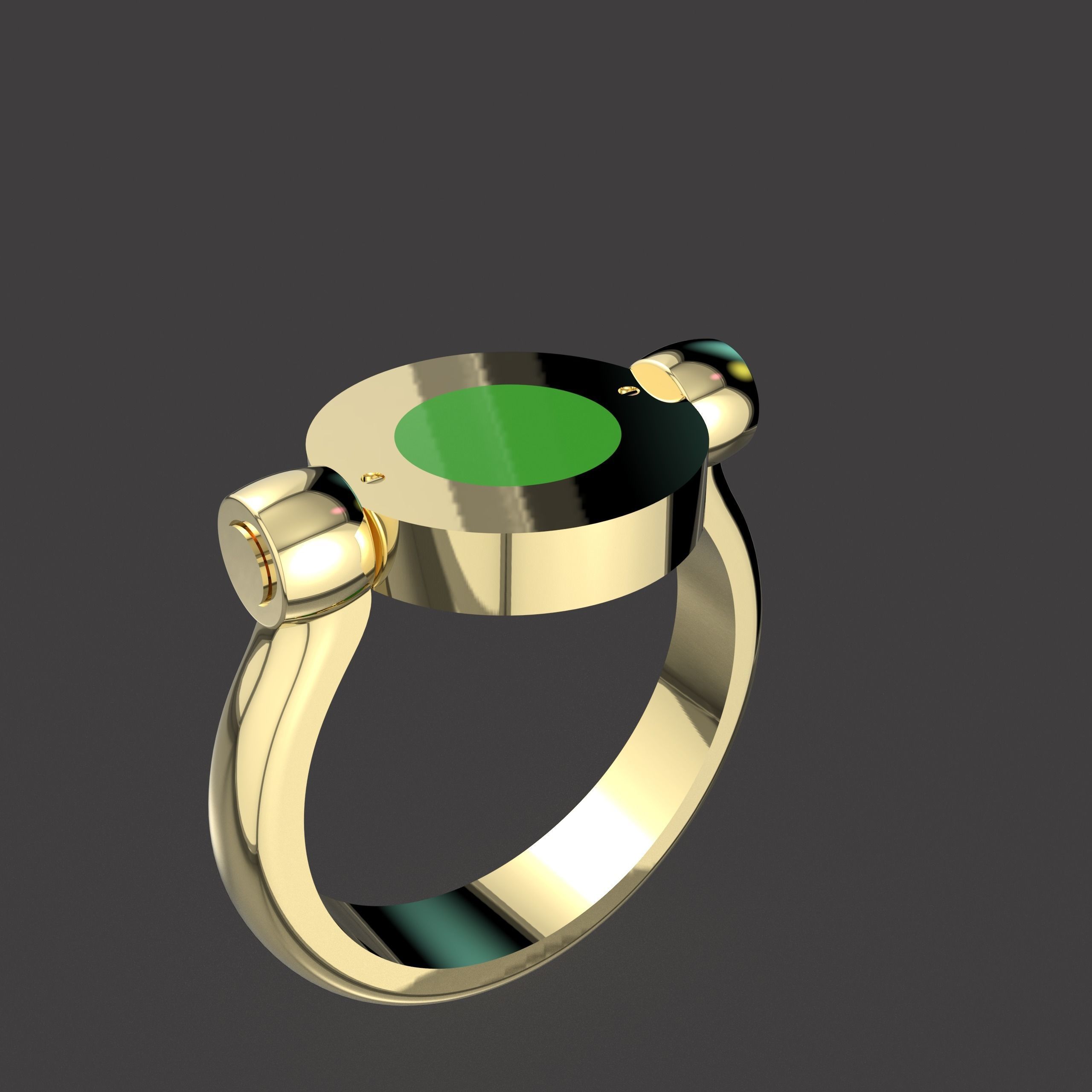 Rotatable Ring 3D print model_8