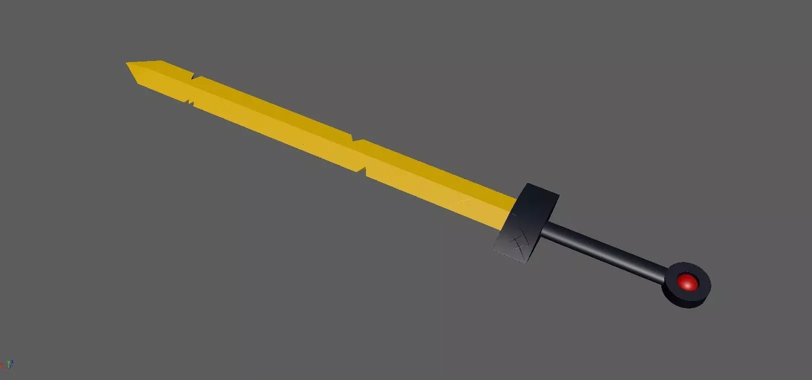 Adventure Time Finn Golden Sword 3D print model_0