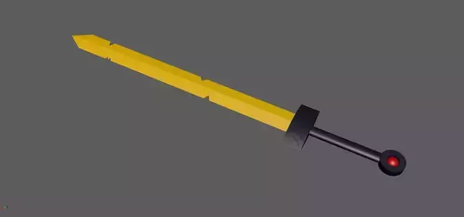 Adventure Time Finn Golden Sword 3D print model