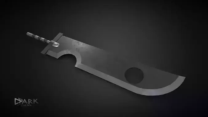 Kubikiribocho Naruto Low-poly 3D model