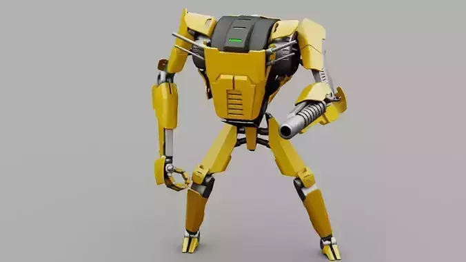 Combat Droid rigged