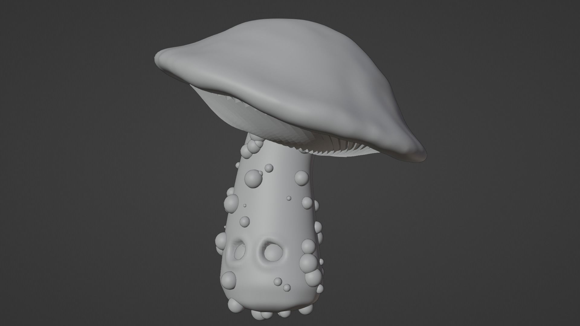 Animated Mushroom Character Low-poly 3D model_13