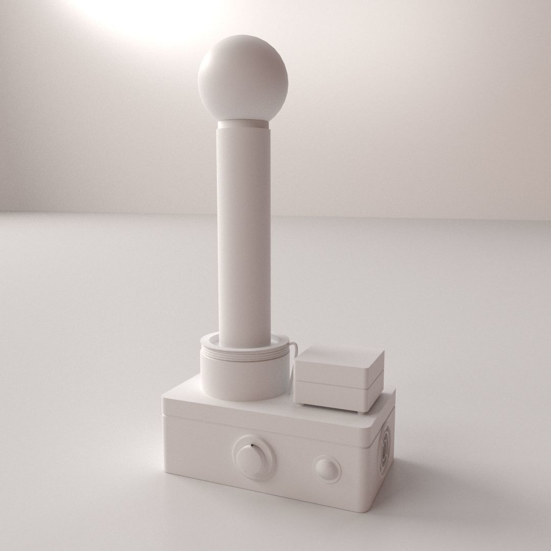 Tesla Coil 3D model_3