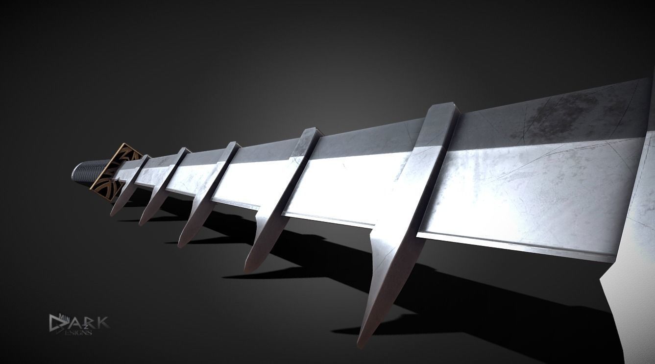 Zabimaru Bleach Low-poly 3D model_2