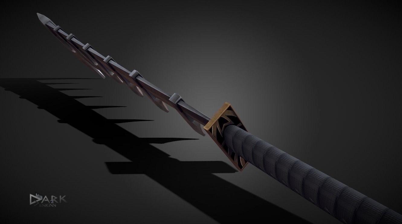Zabimaru Bleach Low-poly 3D model_1