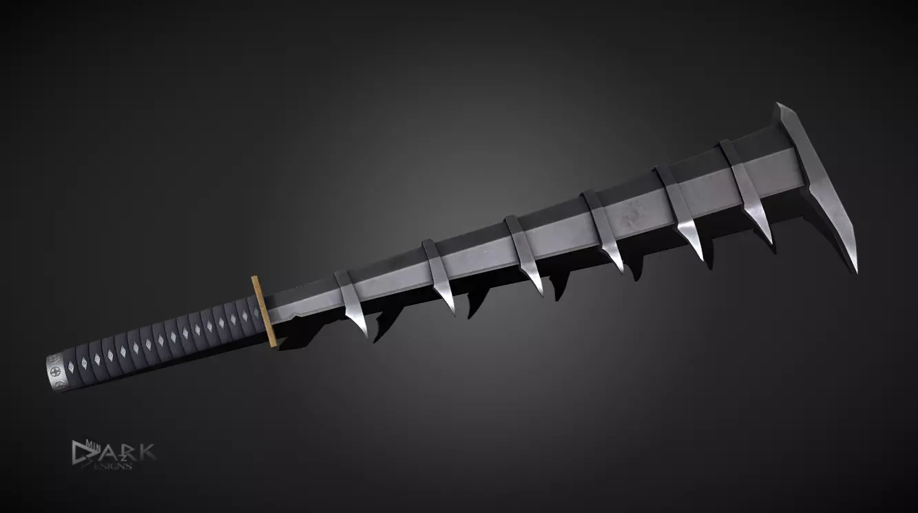 Zabimaru Bleach Low-poly 3D model_0