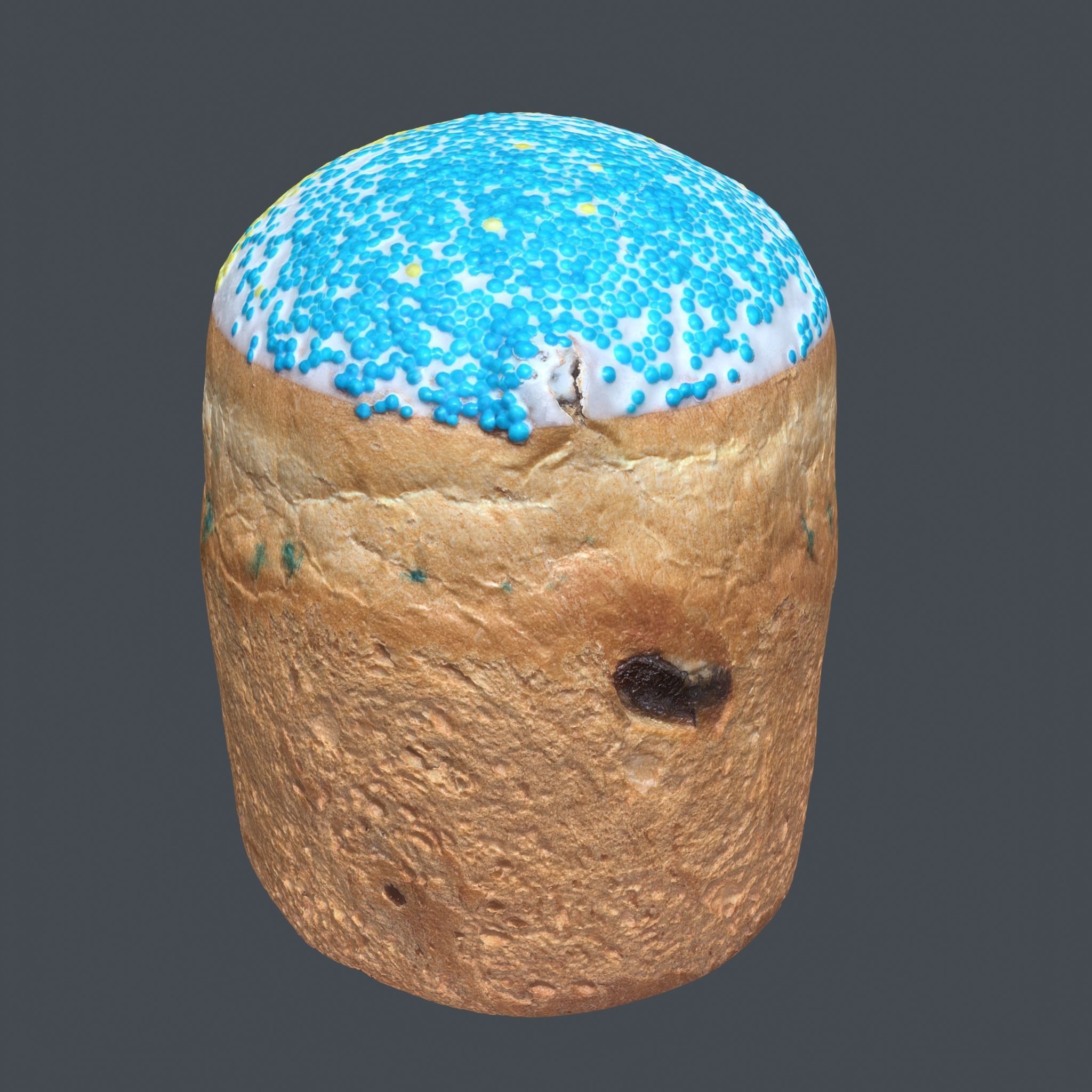 Easter cake 3D model_2