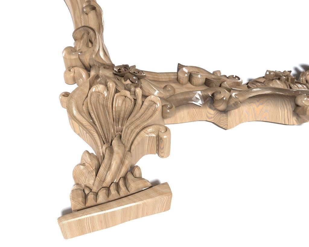 Frame-017 ornate frame 3D model_3