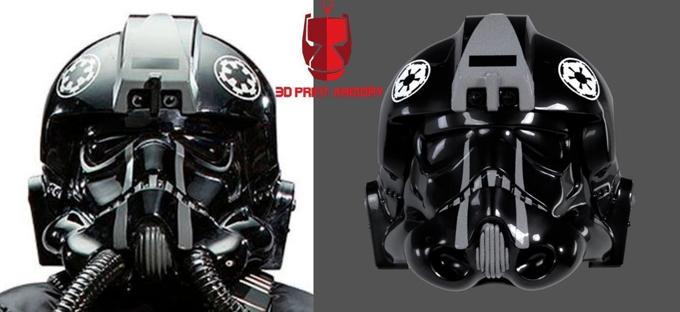 Rogue One Tie Pilot 3D print model_2