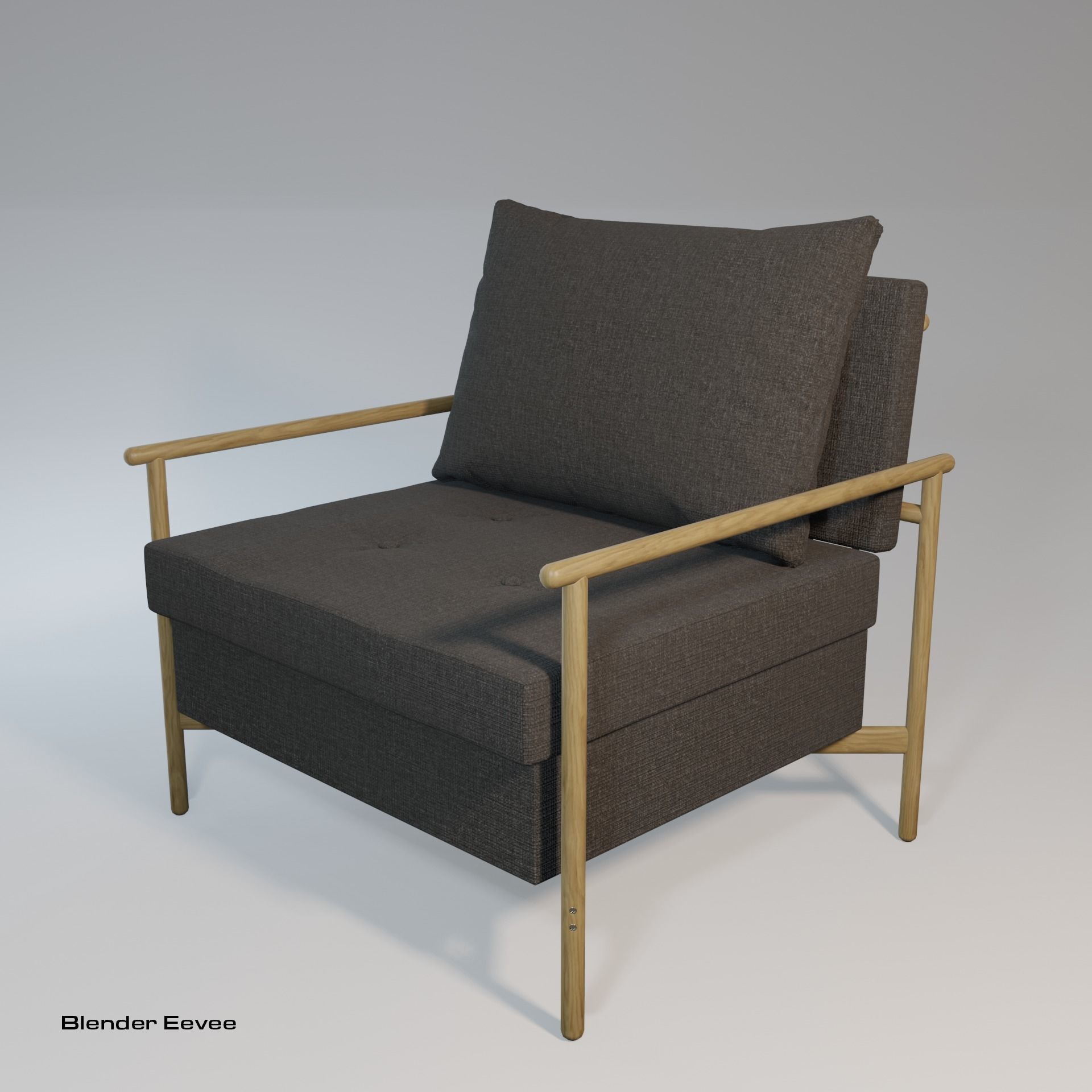 Lounge Chair 3D model_16