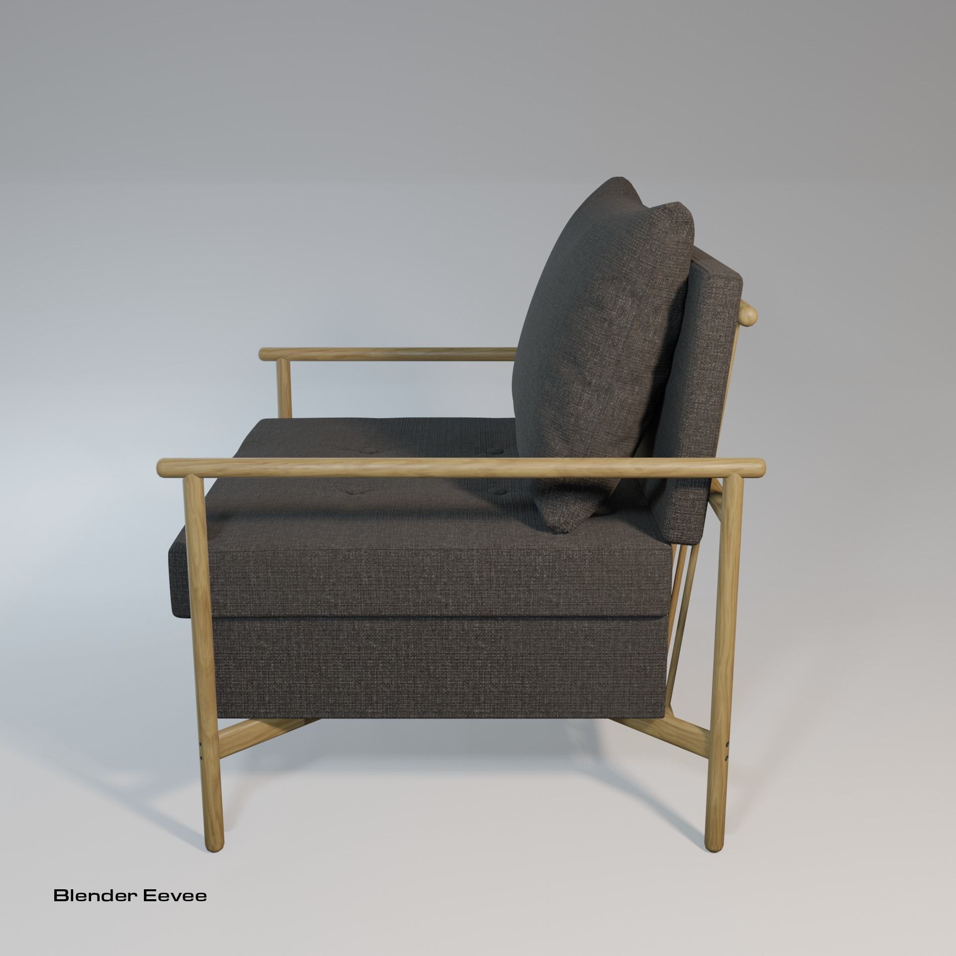 Lounge Chair 3D model_13