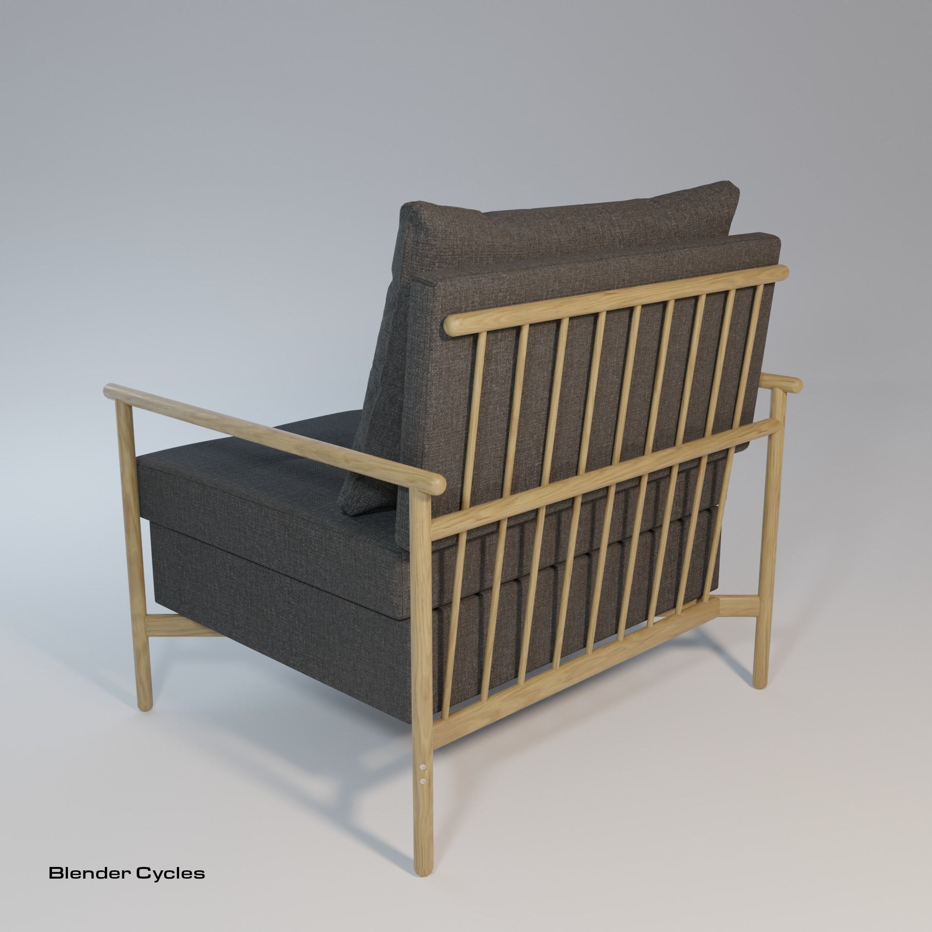 Lounge Chair 3D model_9