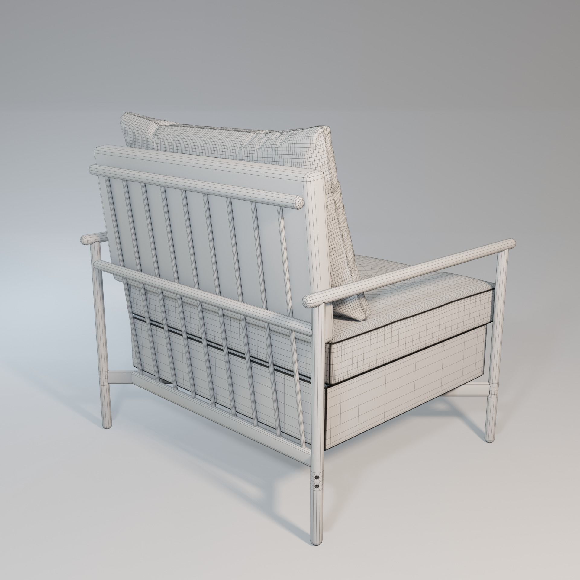 Lounge Chair 3D model_5