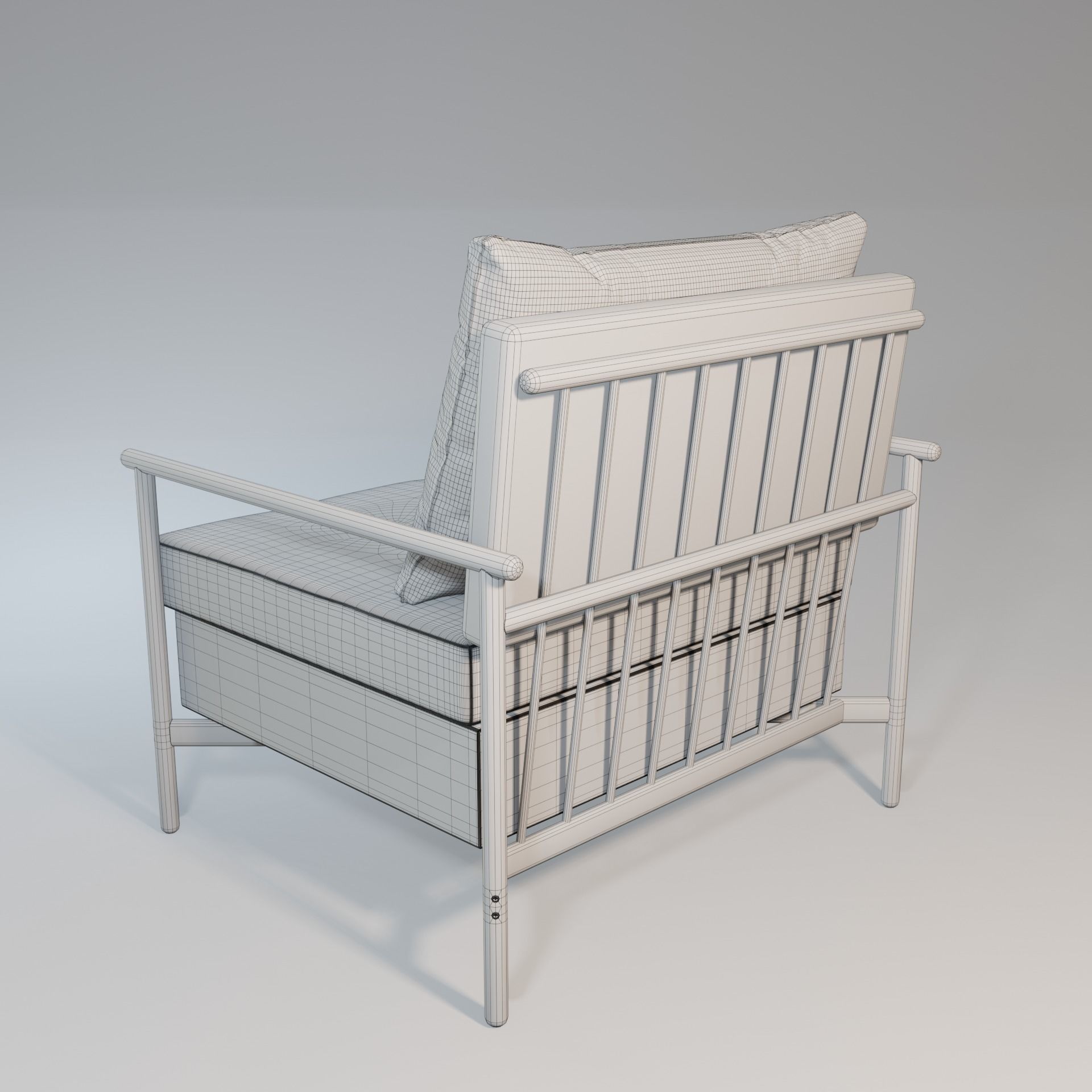 Lounge Chair 3D model_11