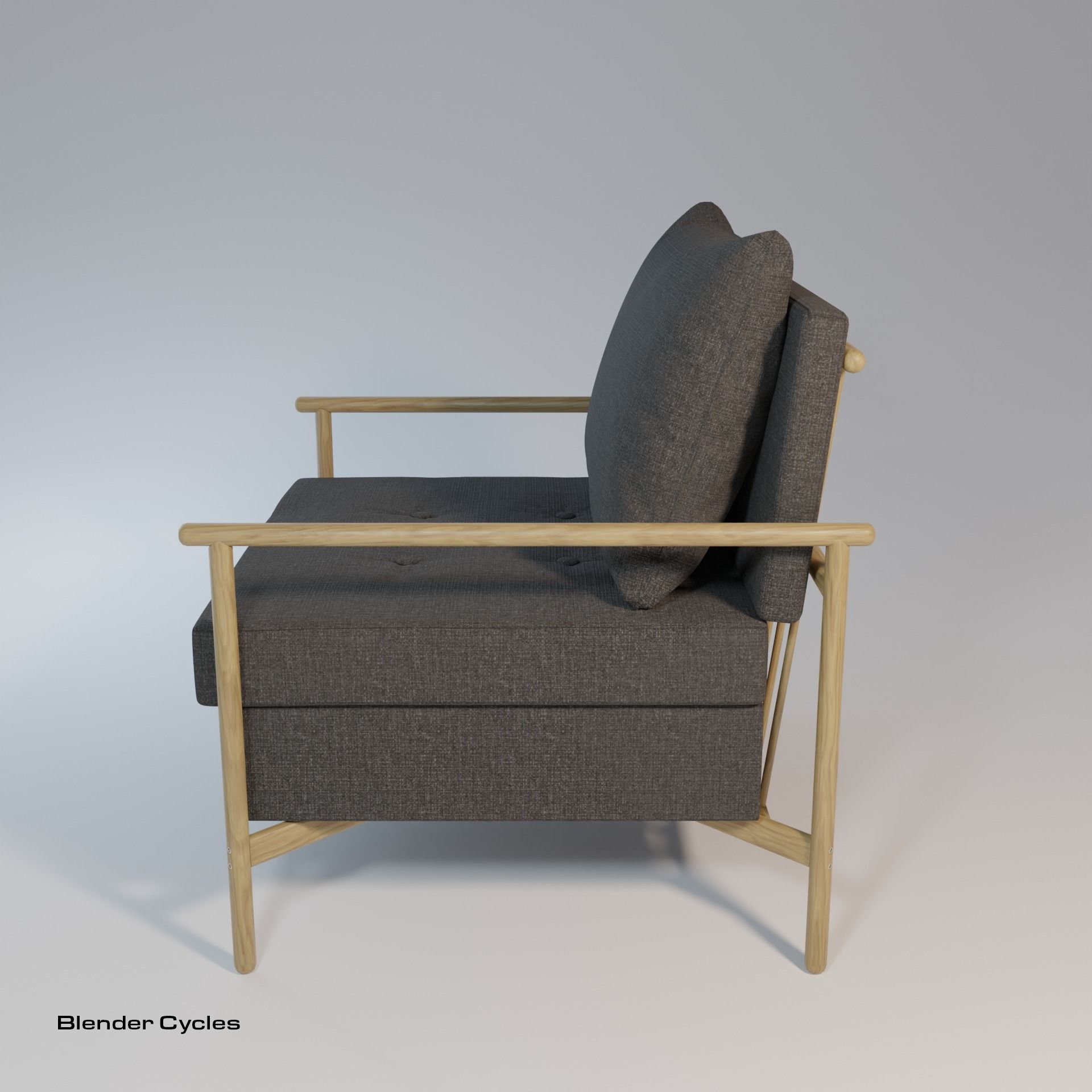 Lounge Chair 3D model_12