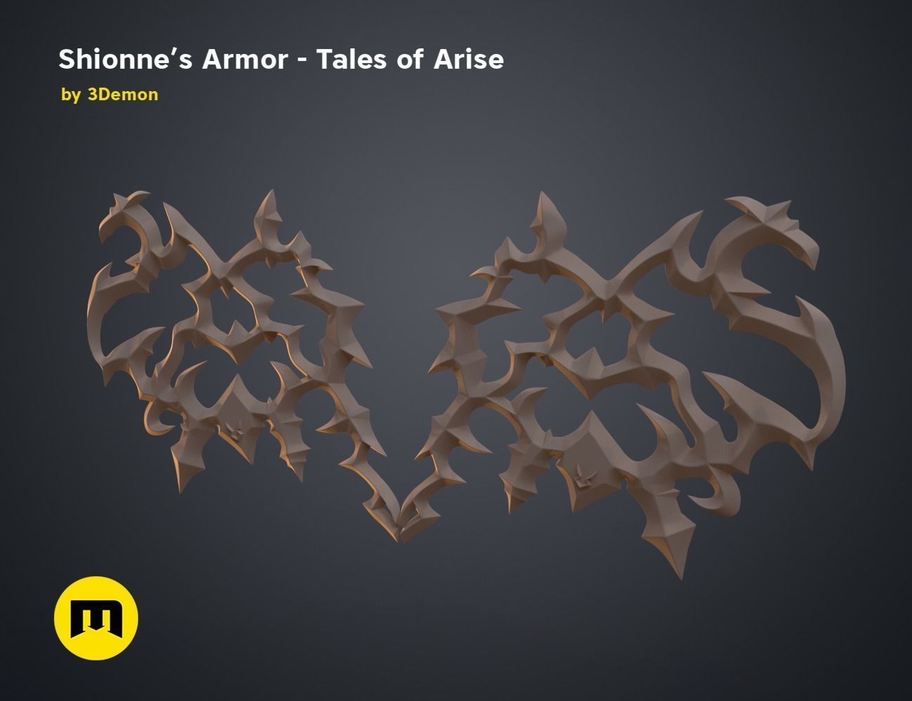 Shionne Armor - Tale of Aries 3D print model_36