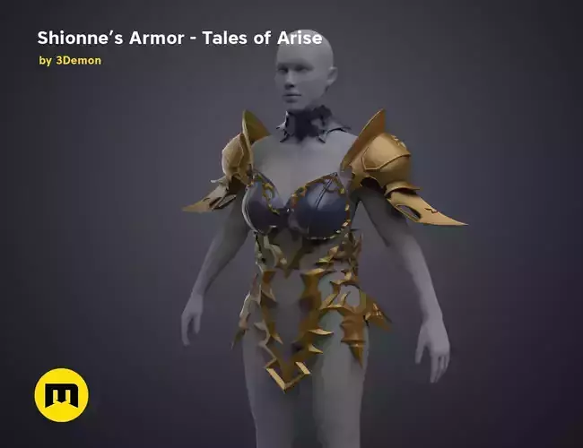 Shionne Armor - Tale of Aries 3D print model