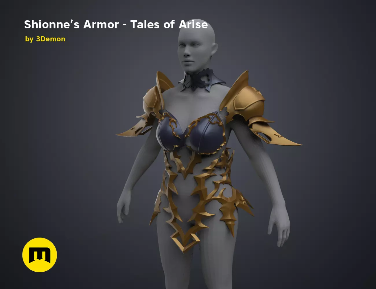 Shionne Armor - Tale of Aries 3D print model_0
