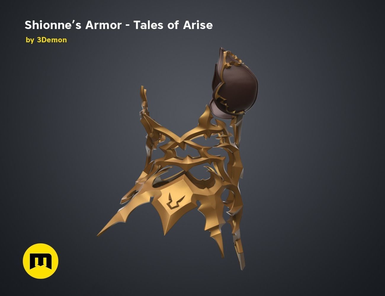 Shionne Armor - Tale of Aries 3D print model_50