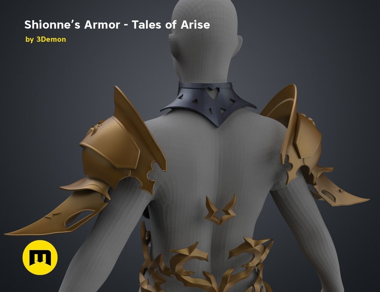 Shionne Armor - Tale of Aries 3D print model_42
