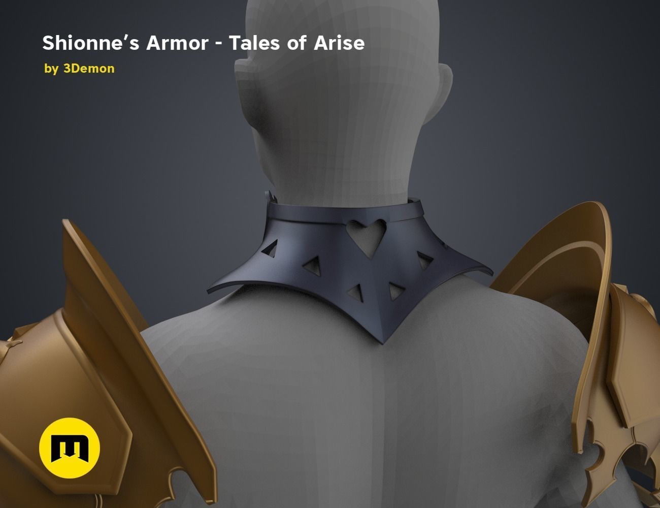 Shionne Armor - Tale of Aries 3D print model_9