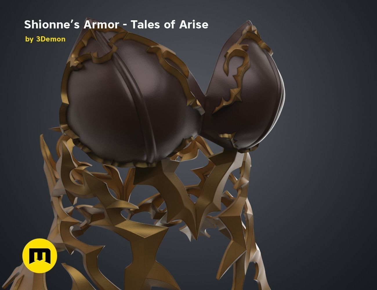 Shionne Armor - Tale of Aries 3D print model_48